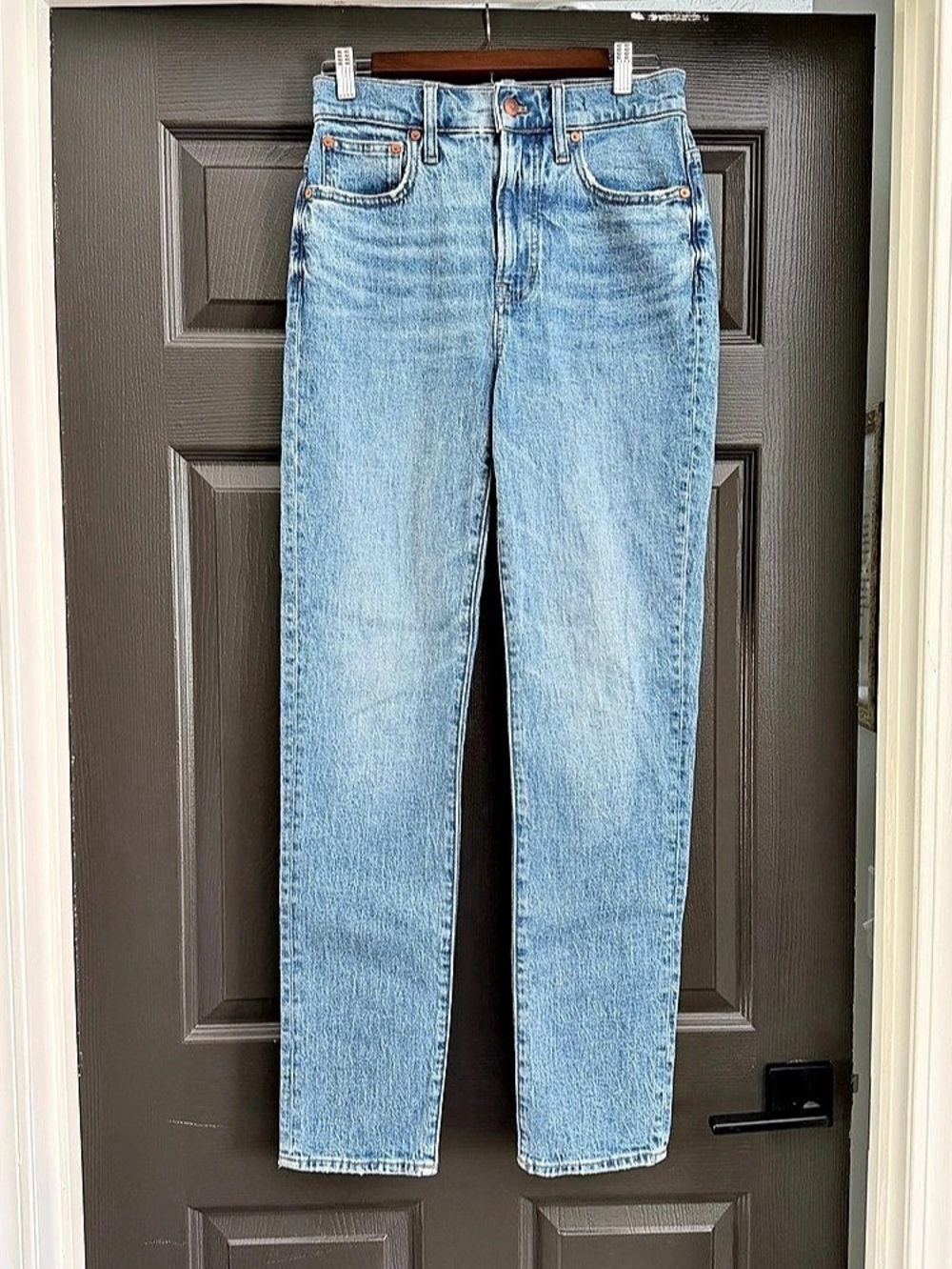 NWT Madewell Perfect Vintage Jeans 26T Tall High Rise Straight Leg